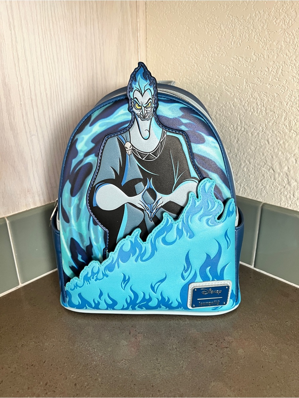 Loungefly Disney Hades Blue Flame Mini Backpack